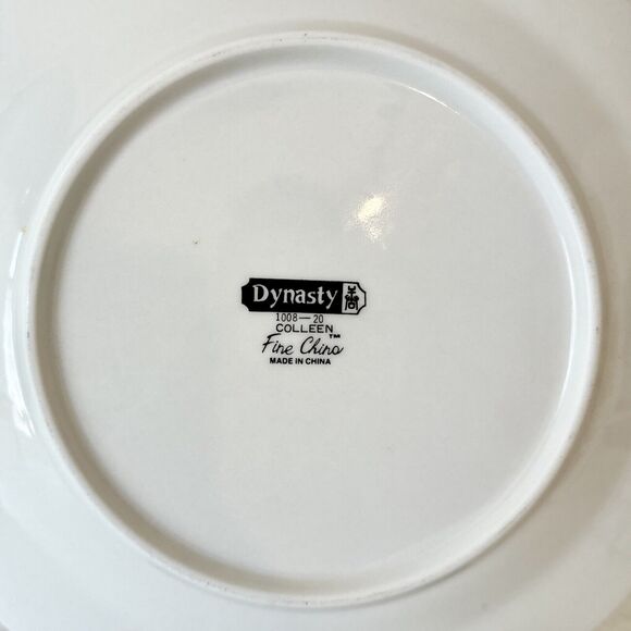 1 Replacement‎ Dynasty Fine China Colleen 1008-20 Dinner Plates 10.5" diameter - Picture 6 of 6